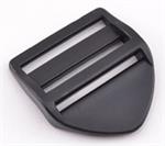 1-1/2-Inch-Wide Black Double Bar Slides
