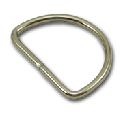 1-1/2 Inch Welded Metal D-Rings