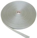 Silver Heavy-Weight Polypropylene Webbing