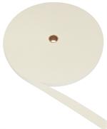White Woven Poly-Elastic Webbing
