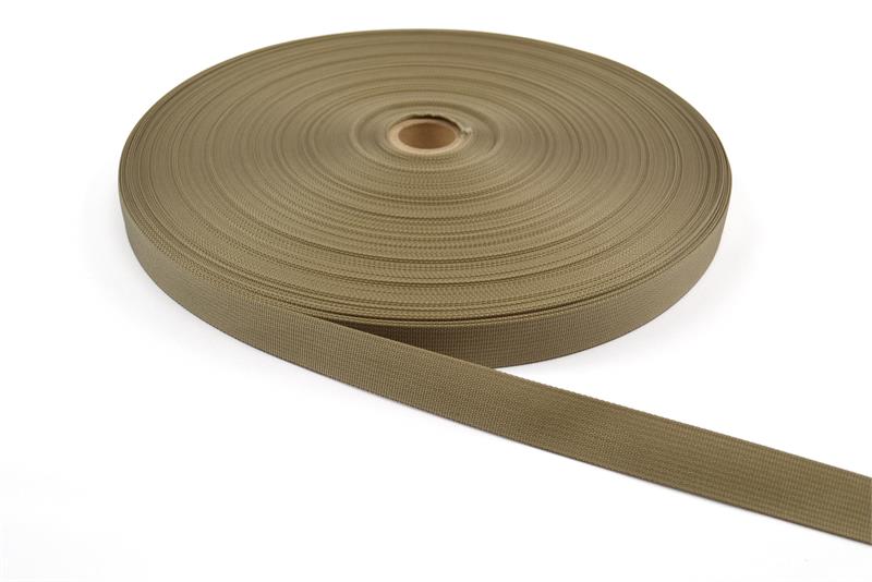 17337 Milspec Nylon bing 1 Inchwide Tan 499 Sold In ByTheRoll