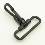 METAL SNAPHOOKS 1-1/2 INCH-WIDE BLACK