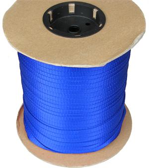 FLAT NYLON WEBBING 3/8 INCH-WIDE ROYAL By-The-Spool
