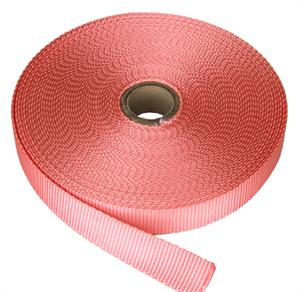 FLAT NYLON WEBBING 1 INCH-WIDE LIGHT PINK By-The-Roll