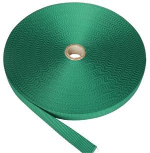 FLAT NYLON WEBBING 5/8 INCH-WIDE TEAL By-The-Yard