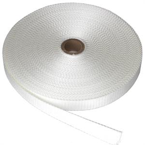 FLAT NYLON WEBBING 5/8 INCH-WIDE WHITE By-The-Yard