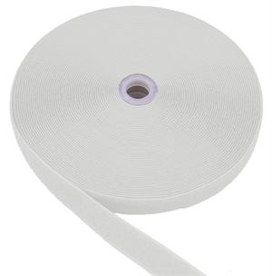 SEW-ON NYLON FASTENER TAPE WHITE LOOP 3/4 INCH-WIDE Wholesale