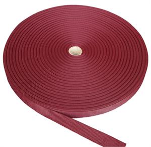 REGULAR-WEIGHT POLYPROPYLENE WEBBING 1 INCH-WIDE MAROON Wholesale