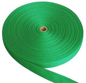 HEAVY-WEIGHT POLYPROPYLENE WEBBING 1 INCH-WIDE GREEN Wholesale