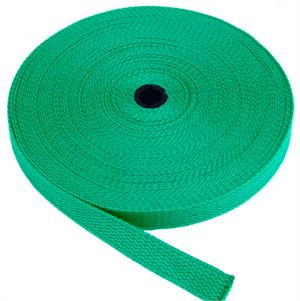 REGULAR-WEIGHT COTTON WEBBING 1 INCH-WIDE TEAL By-The-Yard