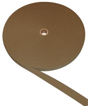 WOVEN POLY-ELASTIC WEBBING 1 INCH-WIDE M COYOTE