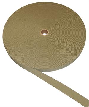 WOVEN POLY-ELASTIC WEBBING 2 INCH-WIDE COYOTE