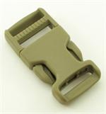SINGLE-ADJUSTING MADE IN USA SIDE-RELEASE BUCKLES 1 INCH-WIDE COYOTE
