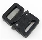 COBRA INTERLOCKING METAL BUCKLE 1 INCH-WIDE BLACK