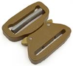 COBRA INTERLOCKING METAL BUCKLE 1-3/4 INCH-WIDE COYOTE