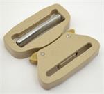 COBRA INTERLOCKING METAL BUCKLE 1-3/4 INCH-WIDE DESERT SAND