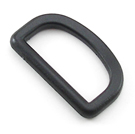 B-DR-01 1500 Black Plastic D-Ring