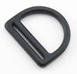 B-DR-01 1000 Black Plastic D-Ring With Slot