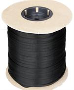 FLAT NYLON WEBBING 3/8 INCH-WIDE BLACK By-The-Yard