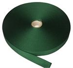 Hunter Green Flat Nylon Webbing