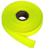 Neon Yellow Flat Nylon Webbing
