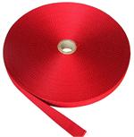 Red Flat Nylon Webbing
