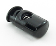 PRESET CORD LOCK WITH SLOT 3/16-INCH BLACK
