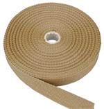 Beige Regular-Weight Polypropylene Webbing