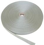 Silver Regular-Weight Polypropylene Webbing
