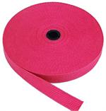 REGULAR-WEIGHT COTTON WEBBING 1 INCH-WIDE FUCHSIA By-The-Yard