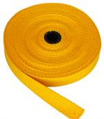REGULAR-WEIGHT COTTON WEBBING 1 INCH-WIDE GOLD By-The-Yard