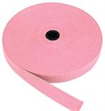 REGULAR-WEIGHT COTTON WEBBING 1 INCH-WIDE PINK By-The-Yard