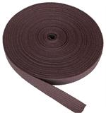 REGULAR-WEIGHT COTTON WEBBING 1 INCH-WIDE TOFFEE By-The-Yard
