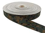 Camouflage A-A-55301 Mil-Spec Nylon Webbing 1 inch-wide Digital Woodland